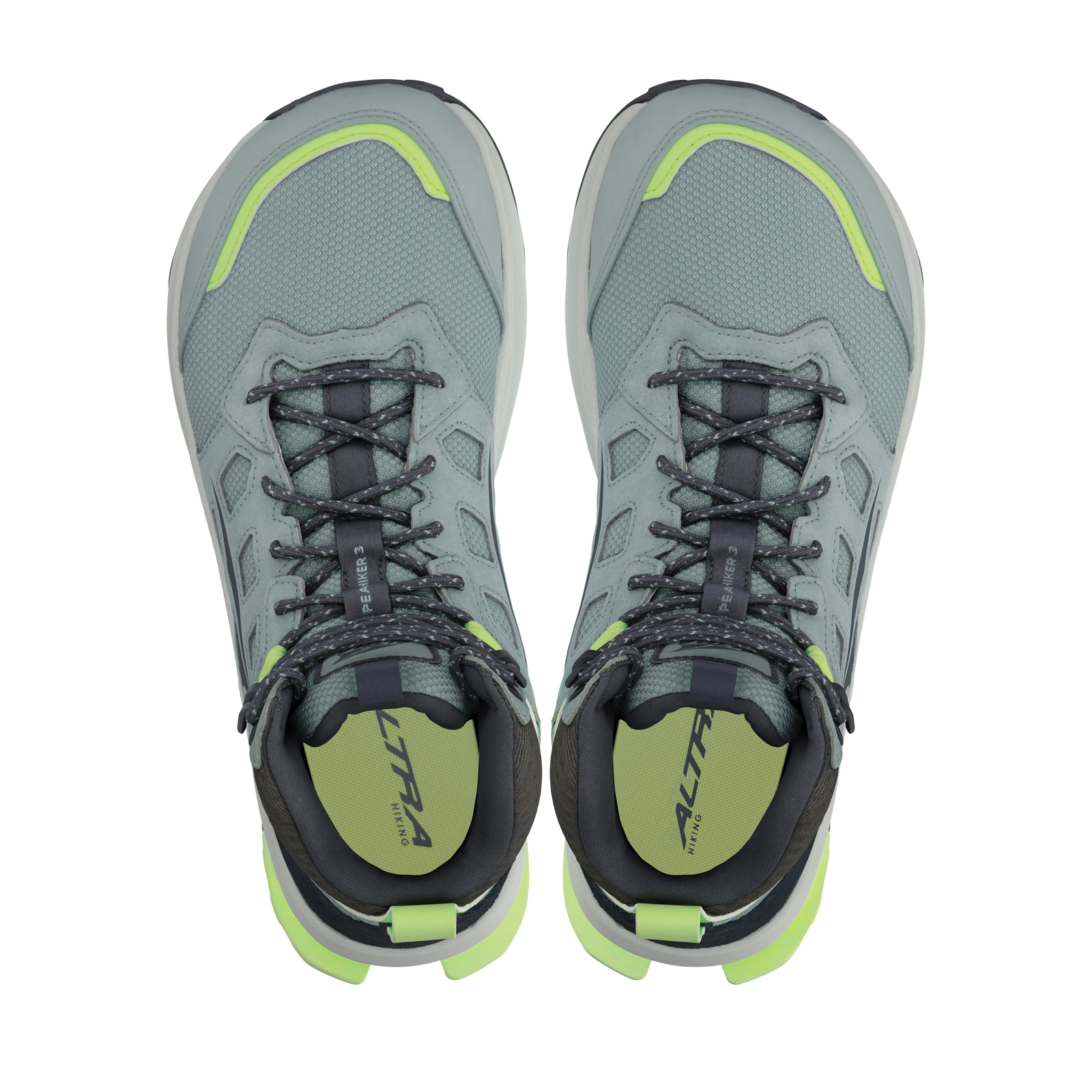Women's Lone Peak Hiker 3 Gray/Green - ver - 6