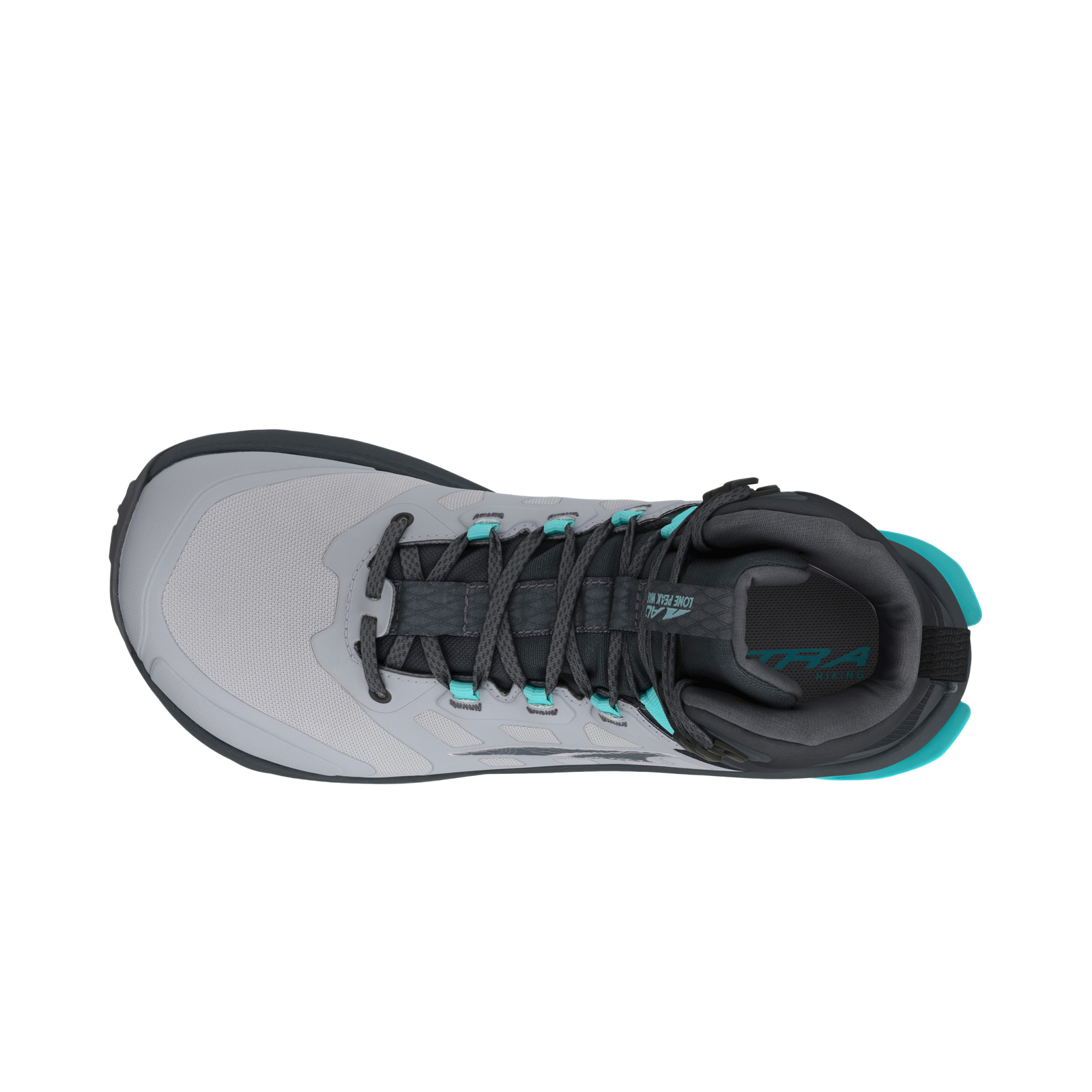 Women's Lone Peak 9 Waterproof Mid Black/Gray - ver - 3