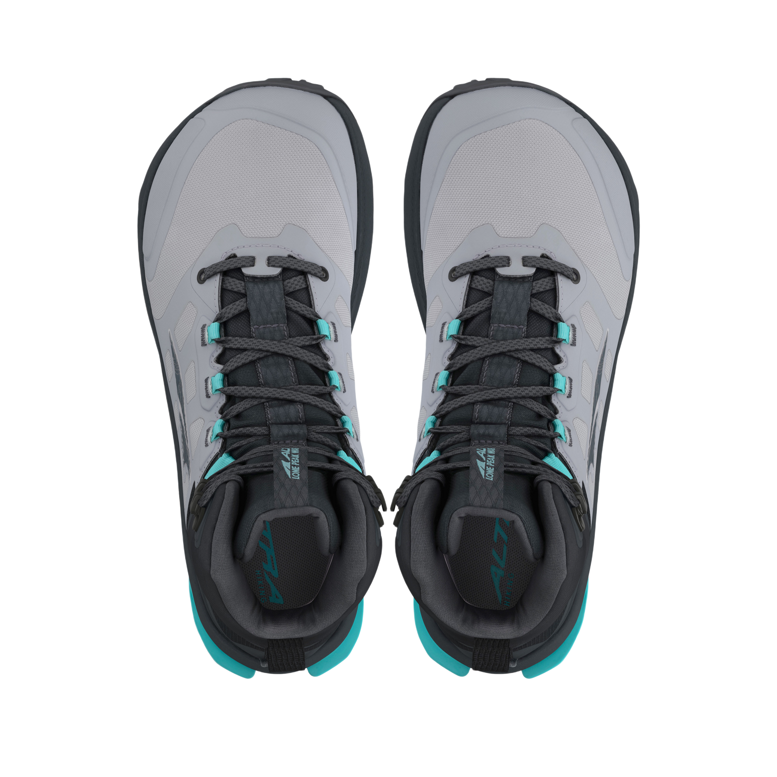 Women's Lone Peak 9 Waterproof Mid Black/Gray - ver - 6